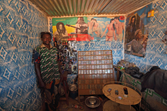 Vendeur de cassettes Burkina